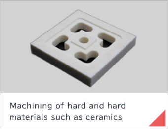 Machining of hard and hard materials such as ceramics