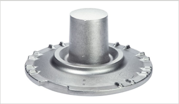 鋳鋼品の型打鍛造化製品