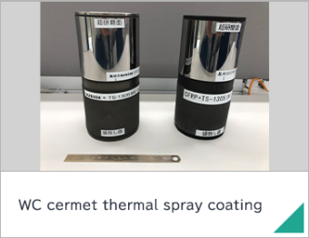 WC cermet thermal spray coating