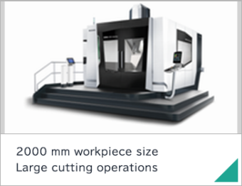 2000 mm workpiece size Large cutting operations