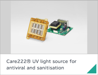 Care222® UV light source for antiviral and sanitisation
